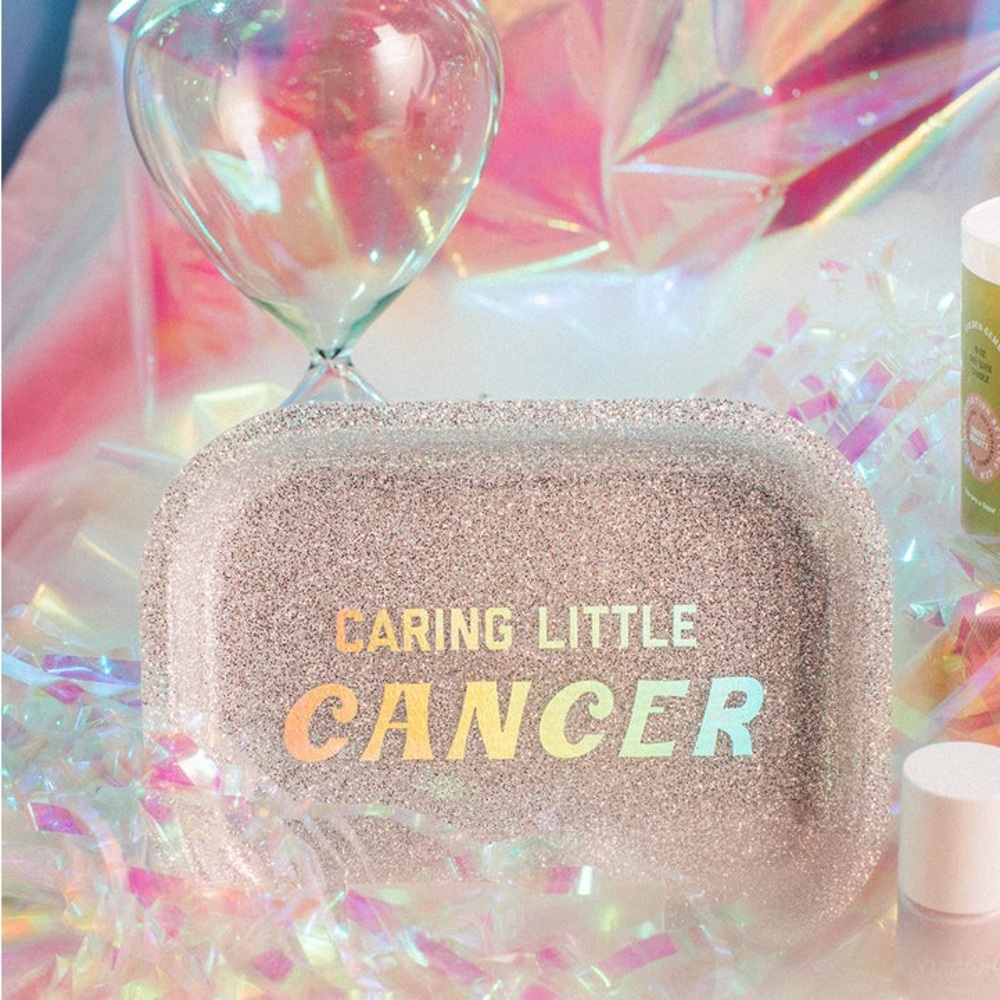 Glittery Zodiac Trinket Tray
